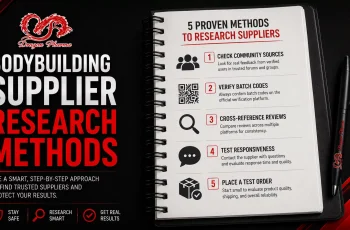 Bodybuilding supplier research methods