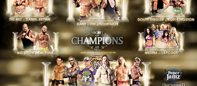 wwe night of champions 2010 results